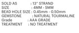 13" Tourmaline Gemstone Beads Multi Tourmaline Faceted Natural Wholesale Beads Bulk Jewelry Supplies for DIY Jewelry Making, 4mm - 5mm