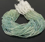 Natural Fluorite Shaded Gemstone Beads, Jewelry Supplies, Wholesale Bulk Beads, 4.5mm - 5mm, 12.5” Strand