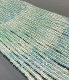 Natural Fluorite Shaded Gemstone Beads, Jewelry Supplies, Wholesale Bulk Beads, 4.5mm - 5mm, 12.5” Strand