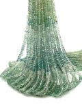 Natural Fluorite Shaded Gemstone Beads, Jewelry Supplies, Wholesale Bulk Beads, 4.5mm - 5mm, 12.5” Strand