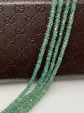 Emerald Beads, Zambian Emerald Beads, Natural Emerald Beads, Gemstone Beads, Wholesale Beads, Jewelry Supplies, Jewelry Making, 16" Strand