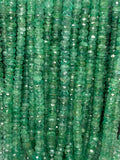 8" Emerald Beads, Genuine Zambian Emerald Gemstone Beads, Wholesale Bulk Beads, DIY Jewelry Making