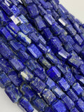 Lapis Lazuli Beads, Gemstone Beads, Bulk Wholesale Beads, Nugget Beads, Jewelry Supplies, 10" Strand