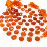Natural Carnelian Gemstone Beads, Jewelry Supplies, Bulk Wholesale Beads, 14mm - 14.5mm