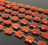 Natural Carnelian Gemstone Beads, Jewelry Supplies, Bulk Wholesale Beads, 13.5mm - 14mm