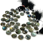 14mm Natural Labradorite Gemstone Beads, Bulk Wholesale Beads, Jewelry Supplies , 7.75” Strand