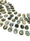 Natural Labradorite Gemstone Beads, Bulk Wholesale Beads, Jewelry Supplies, 13x9mm - 14x10mm