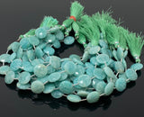 Amazonite Gemstone Beads, Peruvian Amazonite Beads, Jewelry Supplies, Wholesale Bulk Beads, 14mm -14.5mm, 7.75" Strand