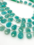 Amazonite Gemstone Beads, Peruvian Amazonite Beads, Jewelry Supplies, Wholesale Bulk Beads, 14x9.5mm -14.5x10mm, 8" Strand