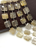 Golden Rutile Beads, Gemstone Beads, Jewelry Supplies for Jewelry Making, Wholesale Beads, Bulk Beads, 14mm- 15mm, 7.75” Strand