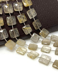 Golden Rutile Beads, Gemstone Beads, Jewelry Supplies for Jewelry Making, Wholesale Beads, Bulk Beads, 14mm- 15mm, 7.75” Strand