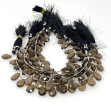 Natural Smoky Quartz Gemstone Beads, Jewelry Supplies, Wholesale Bulk Gemstone Beads, 14x10mm