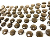 Natural Smoky Quartz Gemstone Beads, Jewelry Supplies, Wholesale Bulk Gemstone Beads, 14mm