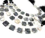 Dendrite Opal Gemstone Beads, Dendritic Opal Beads, Bulk Wholesale Beads, Jewelry Supplies, 13.5mm - 14mm