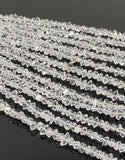 Herkimer Diamond, Herkimer Diamond Quartz Beads, Gemstone Beads, Bulk Wholesale Beads, Jewelry Supplies, 4mm-5mm, 8"/ 16" Strand