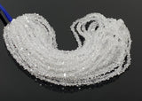 Herkimer Diamond, Herkimer Diamond Quartz Beads, Gemstone Beads, Bulk Wholesale Beads, Jewelry Supplies, 4mm-5mm, 8"/ 16" Strand