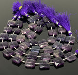 Natural Fluorite Beads, Gemstone Beads, Jewelry Supplies, Wholesale Bulk Beads, 14x14mm, 8” Strand