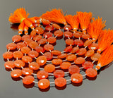 Natural Carnelian Gemstone Beads, Jewelry Supplies, Bulk Wholesale Beads, 14mm - 14.5mm