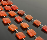 Natural Carnelian Gemstone Beads, Jewelry Supplies, Bulk Wholesale Beads, 13.5mm - 14mm