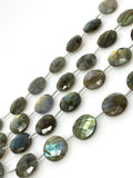 14mm Natural Labradorite Gemstone Beads, Bulk Wholesale Beads, Jewelry Supplies , 7.75” Strand