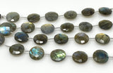 14mm Natural Labradorite Gemstone Beads, Bulk Wholesale Beads, Jewelry Supplies , 7.75” Strand