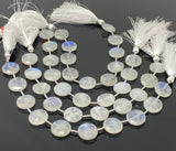 Rainbow Moonstone Beads, Moonstone Briolette Beads, Gemstone Beads, Bulk Wholesale Beads, 14.5mm, 8” Strand