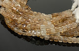 Rare Natural Brown Topaz Beads, Gemstone Beads, Imperial Topaz Beads, Jewelry Supplies, Bulk Wholesale Beads, 8" Strand