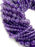 15” Natural Amethyst Gemstone Beads, Jewelry Supplies, Wholesale Gemstone Beads,