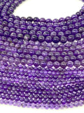 15” Natural Amethyst Gemstone Beads, Jewelry Supplies, Wholesale Gemstone Beads,