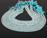 15” Aquamarine Beads, Gemstone Beads, Wholesale Beads, Jewelry Supplies for Jewelry Making, Bulk Beads