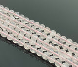 6.5mm Rose Quartz Gemstone Beads, Jewelry Supplies for Jewelry Making, Wholesale Bulk Beads, AAA Quality, 15” Strand