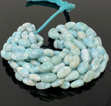 Larimar Gemstone Beads, Spiritual Healing Crystal Larimar Beads AAA Quality, Throat Chakra, December Birthstone Jewelry Supplies, 8mm-11mm