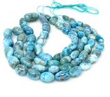 Larimar Beads, Gemstone Beads, Genuine Dominican Republic Larimar Beads - AAA+ Quality, Jewelry Supplies, Healing Crystal, 8x7mm- 17x11mm
