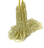 15” Rare Yellow Aquamarine Beads, Yellow Aquamarine Oval Smooth Gemstone Beads, Bulk Wholesale Beads, 4x3mm - 7x6mm