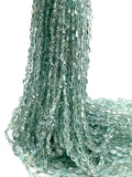 15” Aquamarine Gemstone Beads, Blue Aquamarine Nugget Smooth Beads, Bulk Wholesale Beads, 4x3mm - 7x6mm
