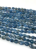 15” Rare Santa Maria Aquamarine Gemstone Beads, Aquamarine Oval Nugget Smooth Beads, Bulk Wholesale Beads, 4x3mm - 7x6mm