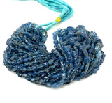 15” Rare Santa Maria Aquamarine Gemstone Beads, Aquamarine Oval Nugget Smooth Beads, Bulk Wholesale Beads, 4x3mm - 7x6mm