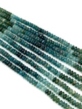15” Rare Grandidierite Gemstone Beads, Smooth Grandidierite Beads for Jewelry Making, Wholesale Bulk Beads, 5.5mm - 6.5mm