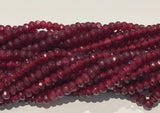 Red Onyx Gemstone Beads, Jewelry Supplies for DIY Jewelry Making, Bulk Beads, Wholesale Beads, Faceted Onyx Beads, 4mm Beads