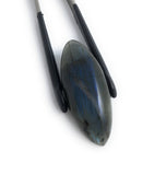 Labradorite Cabochon, Natural Gemstone Cabochon, Wire Wrapping, Jewelry Supplies, Jewelry Making, Gemstone Cabochon, 41.25x16.5x8.75mm