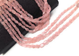 Natural Rose Quartz Gemstone Beads, Jewelry Supplies for Jewelry Making, Wholesale Bulk Beads, 6mm-10mm, 12.5" Strand