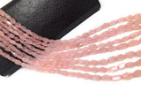 Natural Rose Quartz Gemstone Beads, Jewelry Supplies for Jewelry Making, Wholesale Bulk Beads, 6mm-10mm, 12.5" Strand