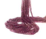 Pink Tourmaline Beads, Smooth Shaded Tourmaline Gemstone Beads, Wholesale Bulk Beads, Jewelry Supplies for Jewelry Making, 3mm, 13.5" Strand