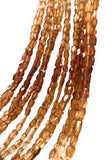 Natural Hessonite Garnet Beads, Genuine Gemstone Wholesale Beads, Bulk Jewelry Supplies for Jewelry Making, 12.5" Strand