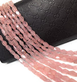 Natural Rose Quartz Gemstone Beads, Jewelry Supplies for Jewelry Making, Wholesale Bulk Beads, 6mm-10mm, 12.5" Strand