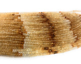 Citrine Gemstone Beads, Shaded Citrine Beads, Jewelry Supplies, Jewelry Making, Wholesale Beads, Bulk Beads, 3mm, 12.5" Strand