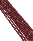Garnet Gemstone Beads, Mozambique Garnet Beads, Jewelry Supplies for Jewelry Making, Wholesale Beads, Bulk Beads, 3.5-4mm , 12.5" Strand