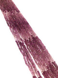 Pink Tourmaline Beads, Smooth Shaded Tourmaline Gemstone Beads, Wholesale Bulk Beads, Jewelry Supplies for Jewelry Making, 3mm, 13.5" Strand