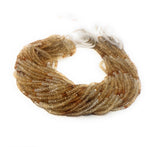 Citrine Gemstone Beads, Shaded Citrine Beads, Jewelry Supplies, Jewelry Making, Wholesale Beads, Bulk Beads, 3mm, 12.5" Strand