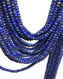 Lapis Lazuli Gemstone Beads, Natural Gemstone Beads, Beading Supplies for Jewelry Making, Wholesale Bulk Beads, 4.5mm - 5mm, 13" Strand
